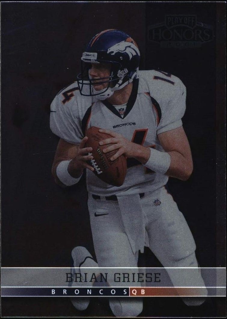Brian Griese 2001 Playoff Honors #38 Football Trading Card - Front 2001 Playoff Honors Brian Griese #38 football trading card front