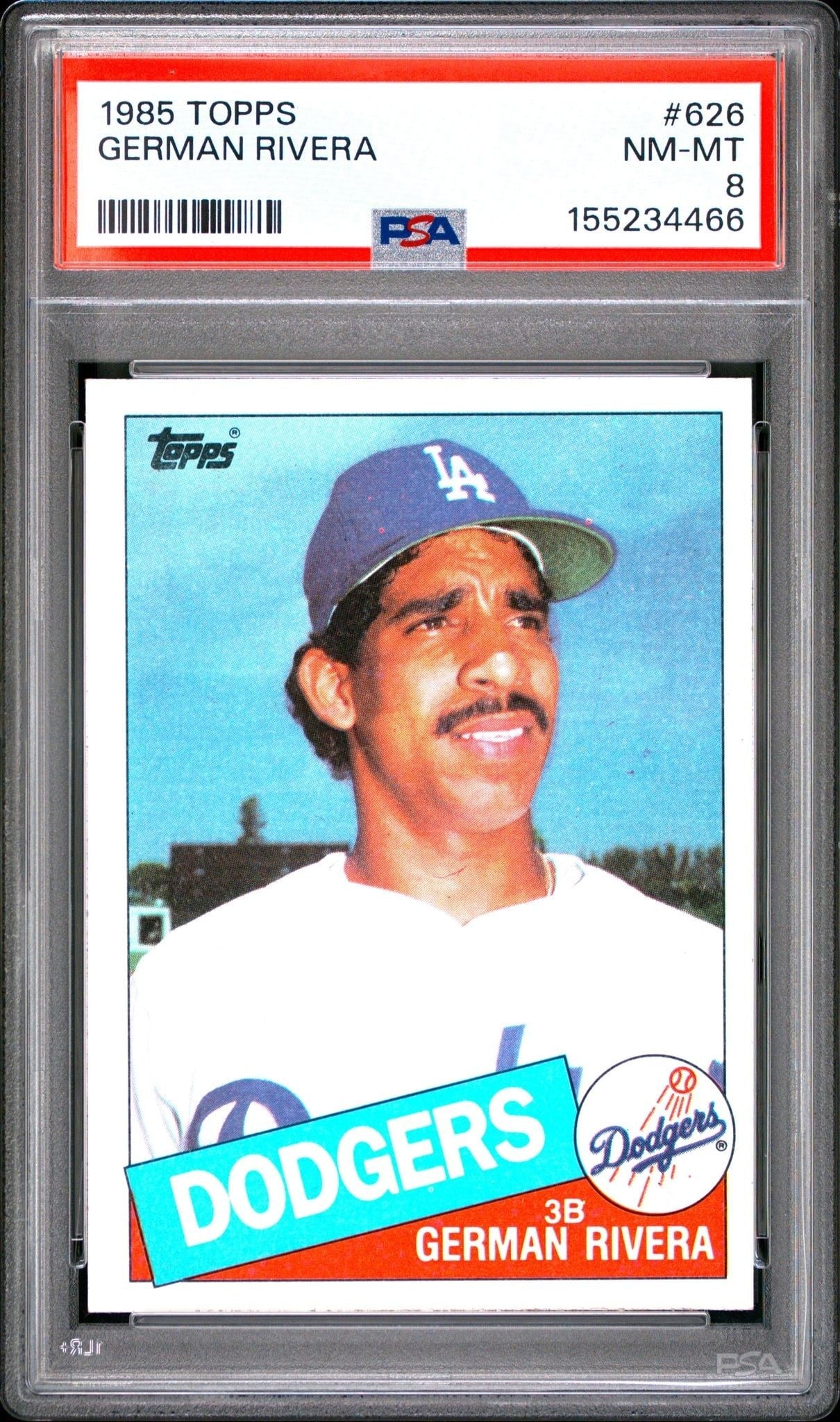 1985 Topps German Rivera #626 trading card