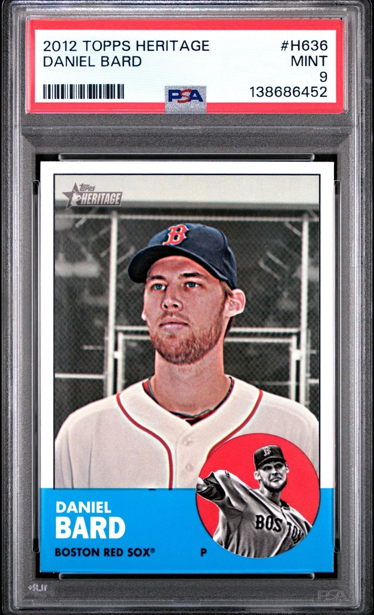 2012 Topps Heritage Daniel Bard #H636 trading card