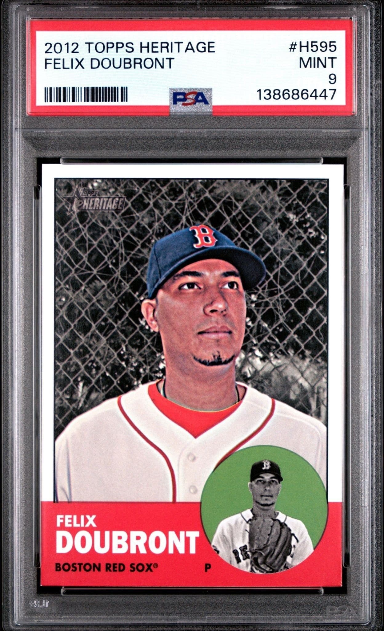 2012 Topps Heritage Felix Doubront #H595 trading card