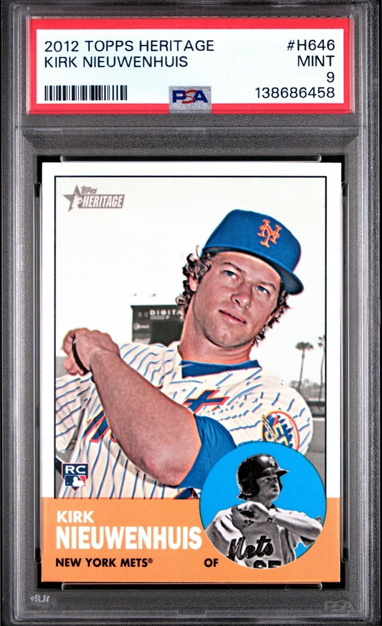 2012 Topps Heritage Kirk Nieuwenhuis #H646 trading card