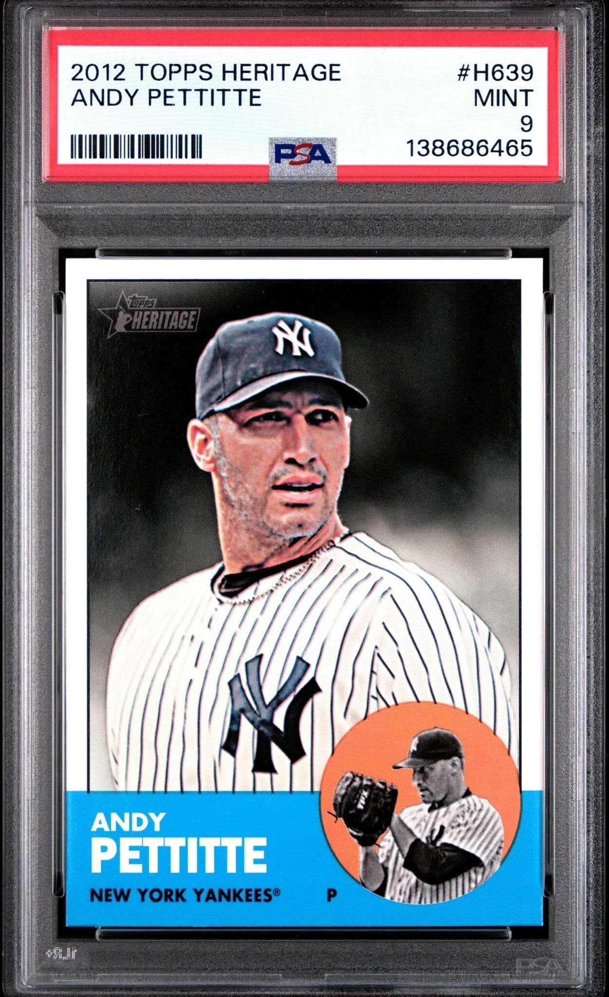 2012 Topps Heritage Andy Pettitte #H639 trading card