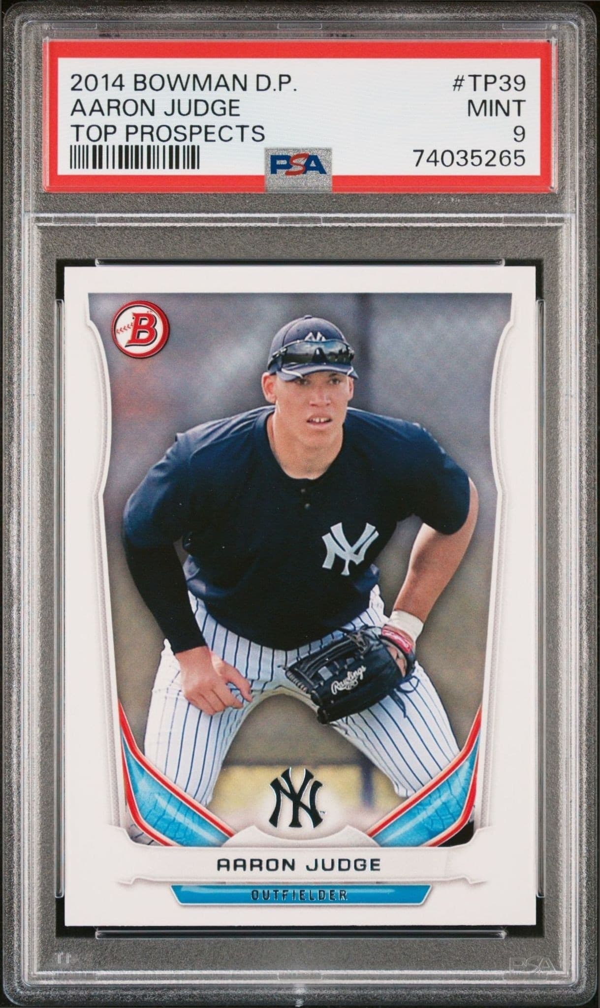 2014 Bowman Draft Picks & Top Prospects Aaron Judge #TP39 trading card