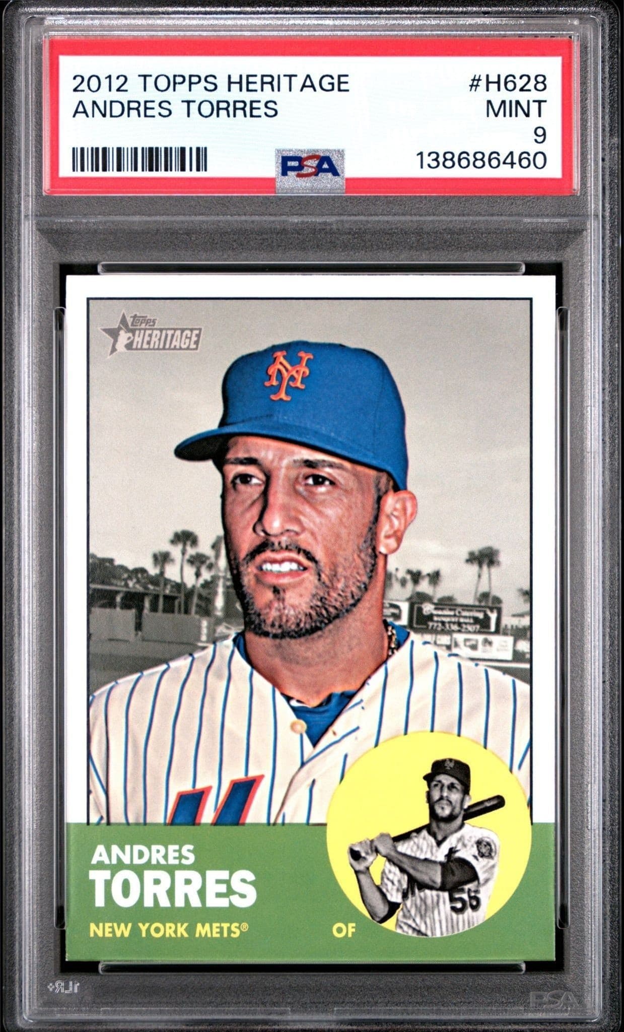 2012 Topps Heritage Andres Torres #H628 trading card