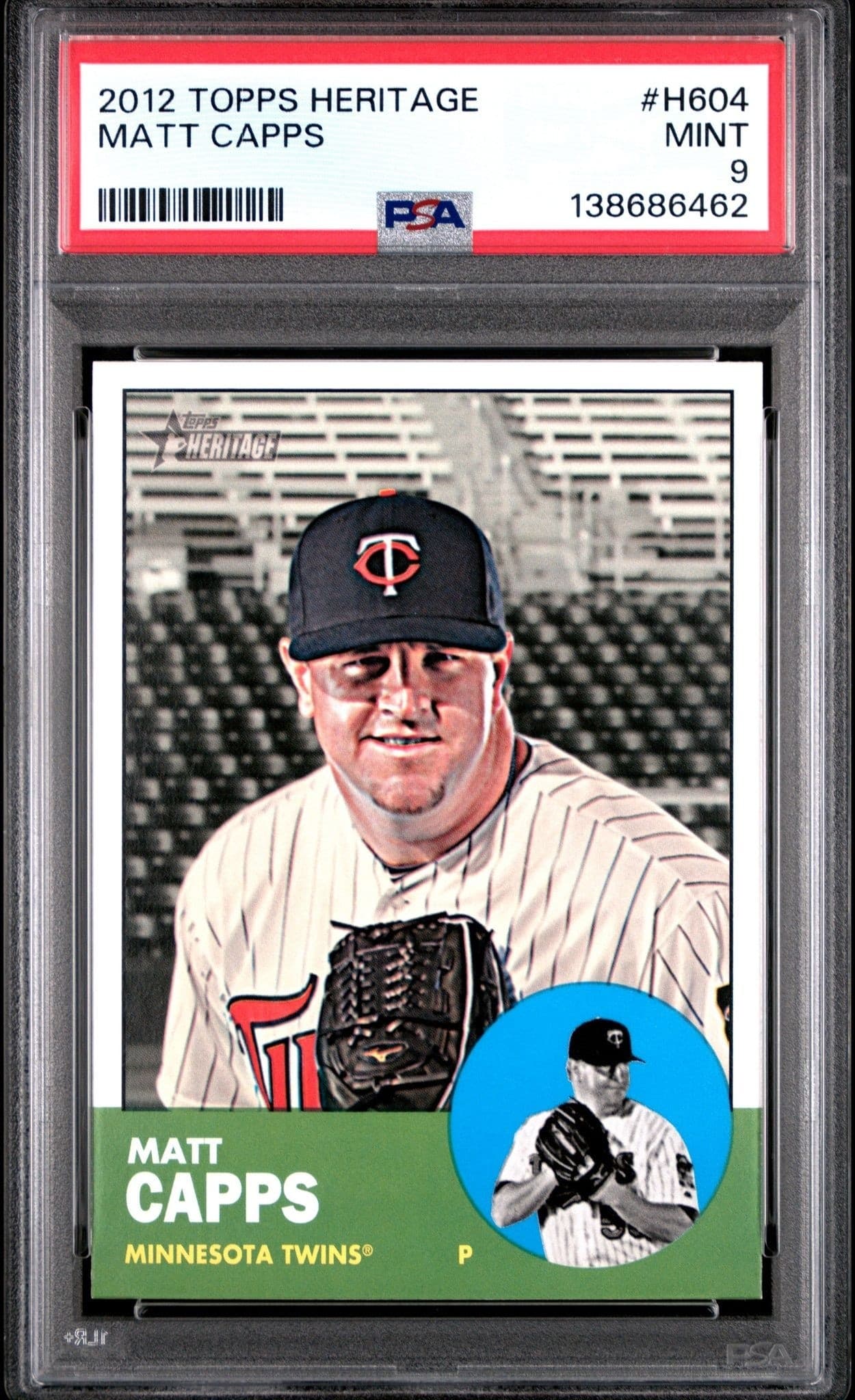 2012 Topps Heritage Matt Capps #H604 trading card