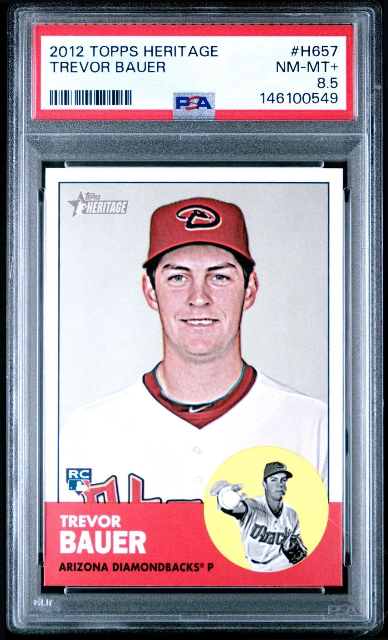 2012 Topps Heritage Trevor Bauer #H657 trading card