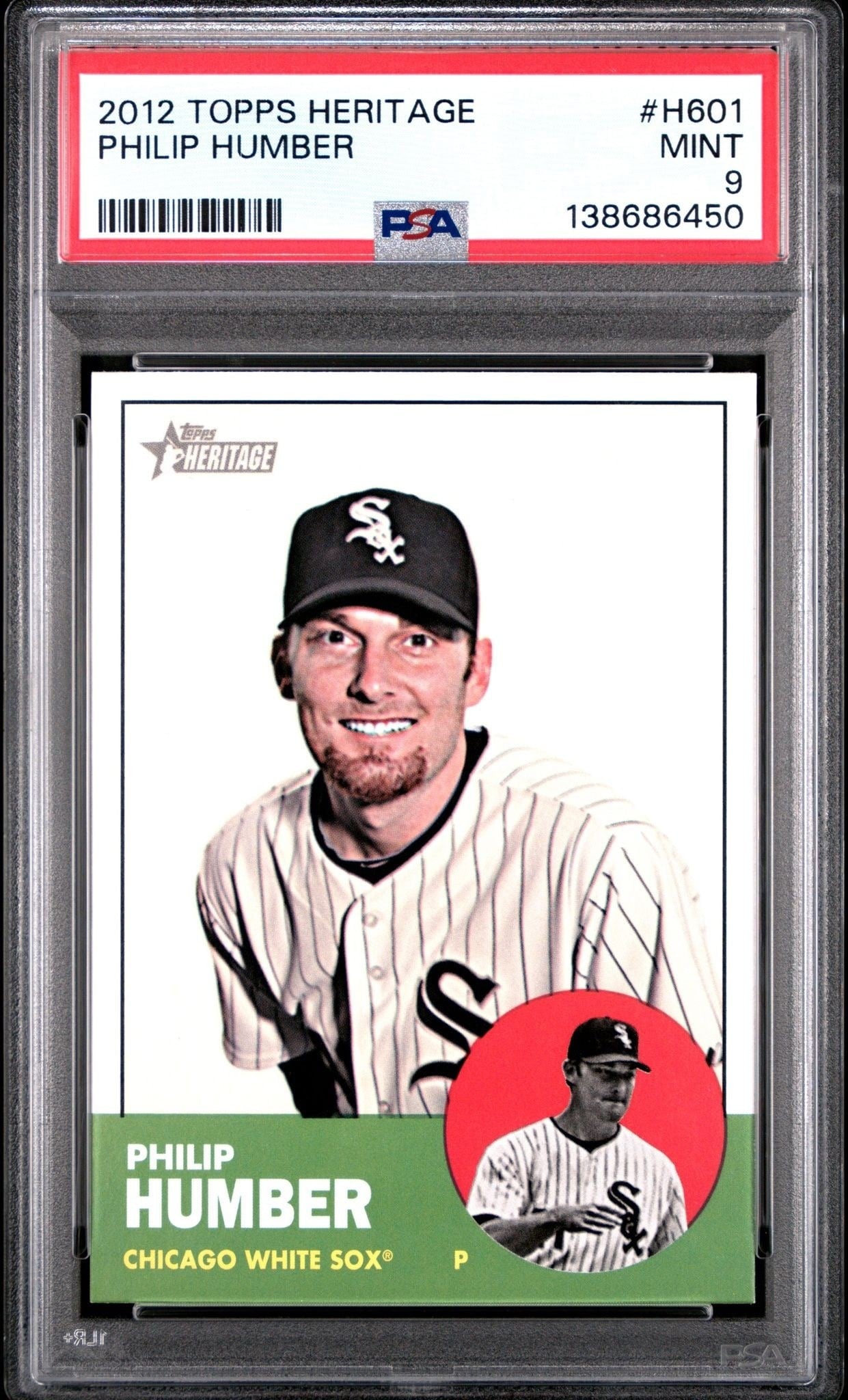 2012 Topps Heritage High Number Philip Humber #H601 trading card