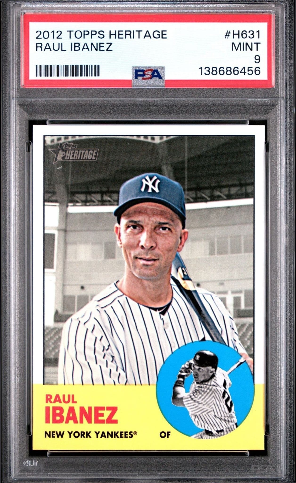 2012 Topps Heritage High Number Raul Ibanez #H631 trading card
