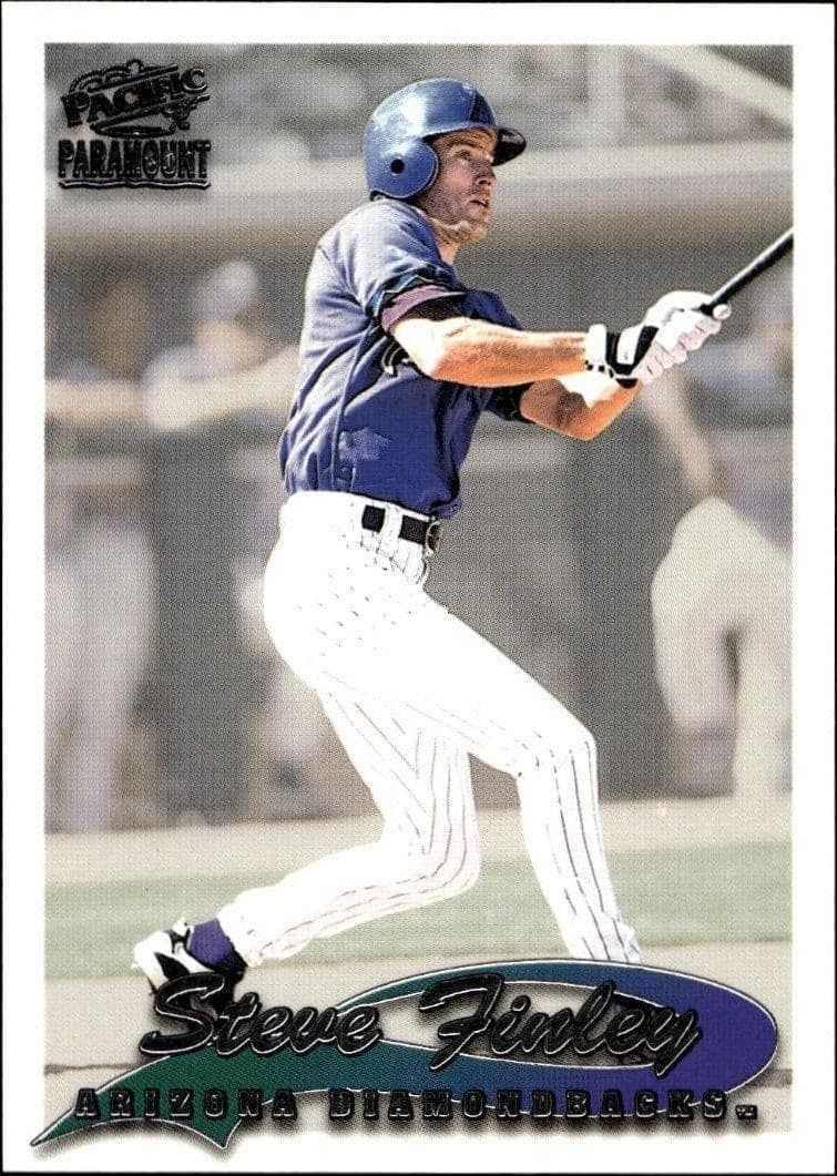1999 Pacific Paramount Steve Finley #13 trading card
