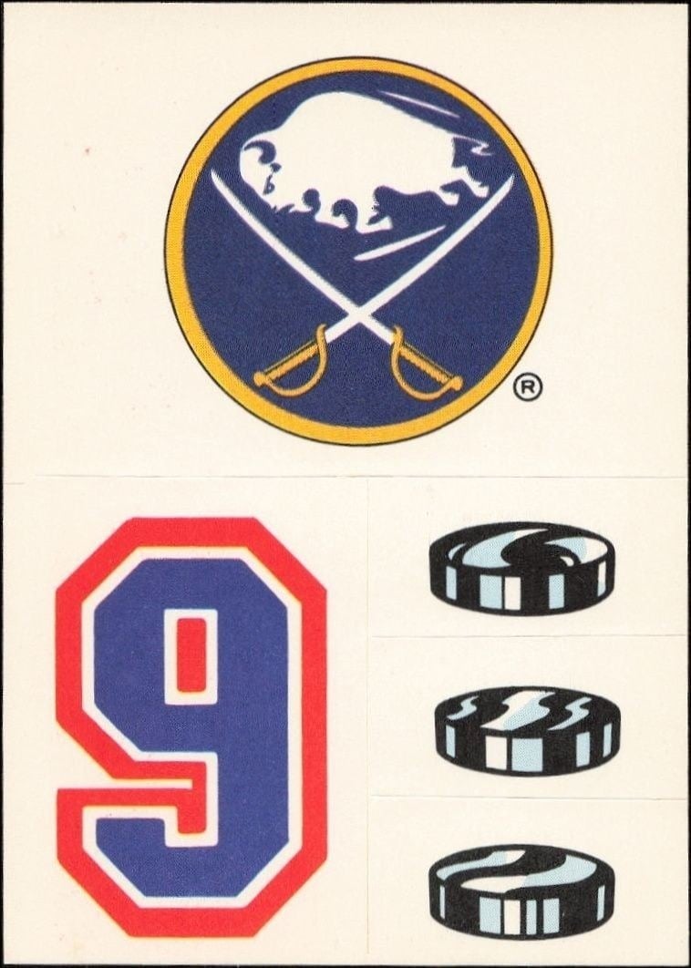 Buffalo Sabres 1989-90 Topps #14 Hockey Trading Card - Front 1989-90 Topps Buffalo Sabres #14 hockey trading card front