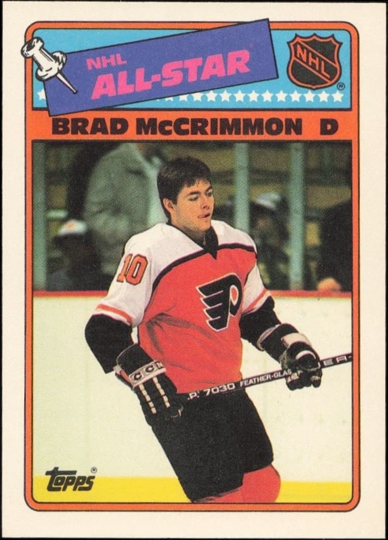1989-90 Topps Brad McCrimmon #10 trading card