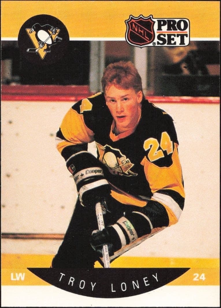 1990-91 Pro-Set NHL Series 1 Troy Loney #237 trading card