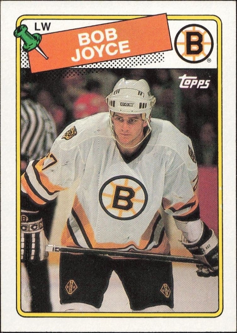 Bob Joyce 1989-90 Topps #2 Hockey Trading Card - Front 1989-90 Topps Bob Joyce #2 hockey trading card front