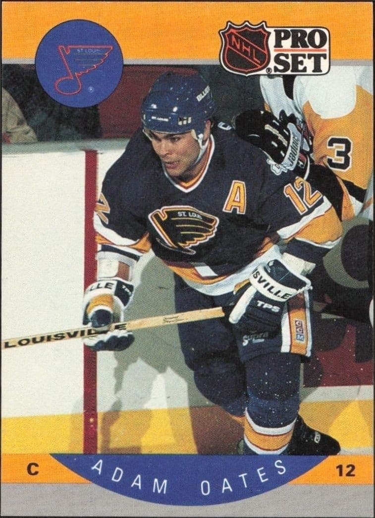 1990-91 Pro-Set NHL Series 1 Adam Oates #269 trading card