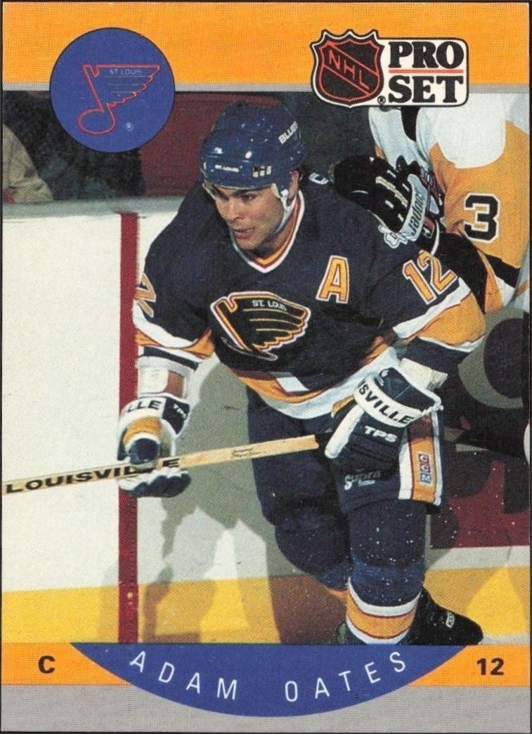 1990-91 Pro-Set NHL Series 1 Adam Oates #269 trading card