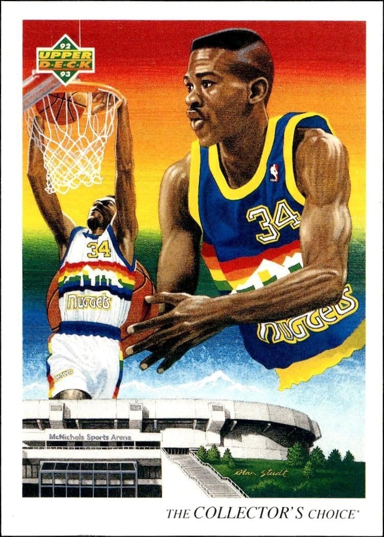 Reggie Williams 1992-93 Upper Deck #51 Basketball Trading Card - Front 1992-93 Upper Deck Reggie Williams #51 basketball trading card front