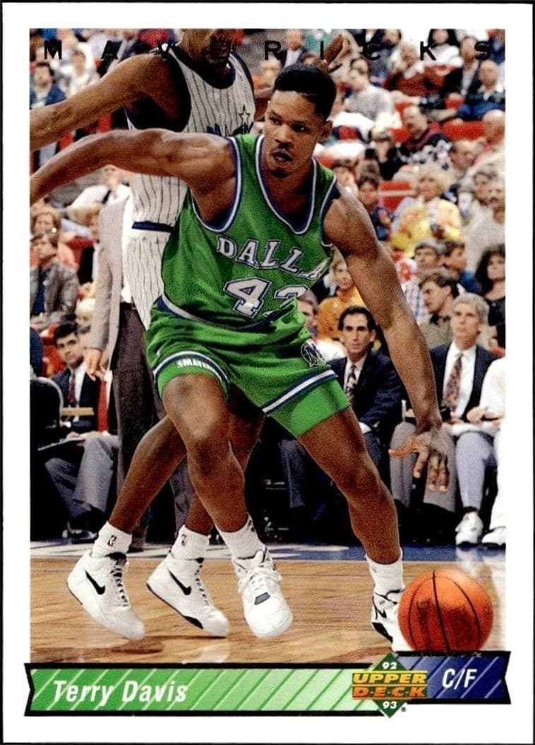 1992-93 Upper-Deck Terry Davis #92 trading card