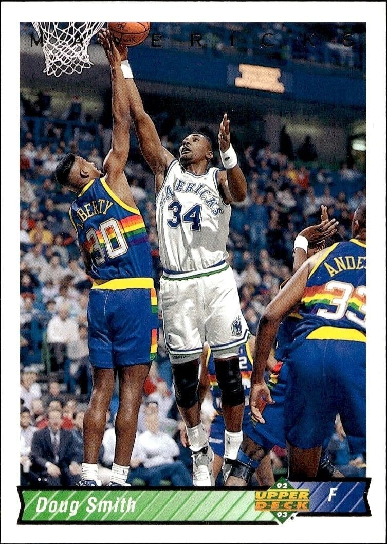 Doug Smith 1992-93 Upper Deck #237 Basketball Trading Card - Front 1992-93 Upper Deck Doug Smith #237 basketball trading card front