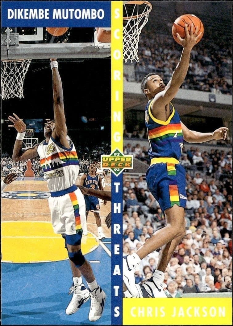 1992-93 Upper-Deck Chris Jackson #499 trading card