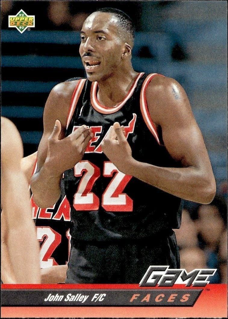 John Salley 1992-93 Upper Deck #497 Basketball Trading Card - Front 1992-93 Upper Deck John Salley #497 basketball trading card front