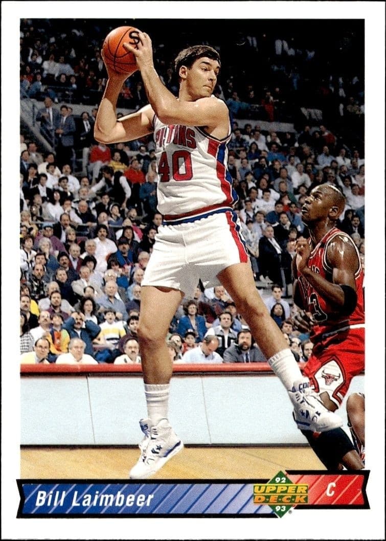1992-93 Upper-Deck Bill Laimbeer #223 trading card