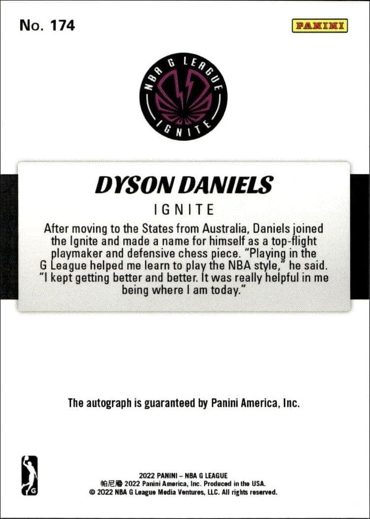 Dyson Daniels - Back