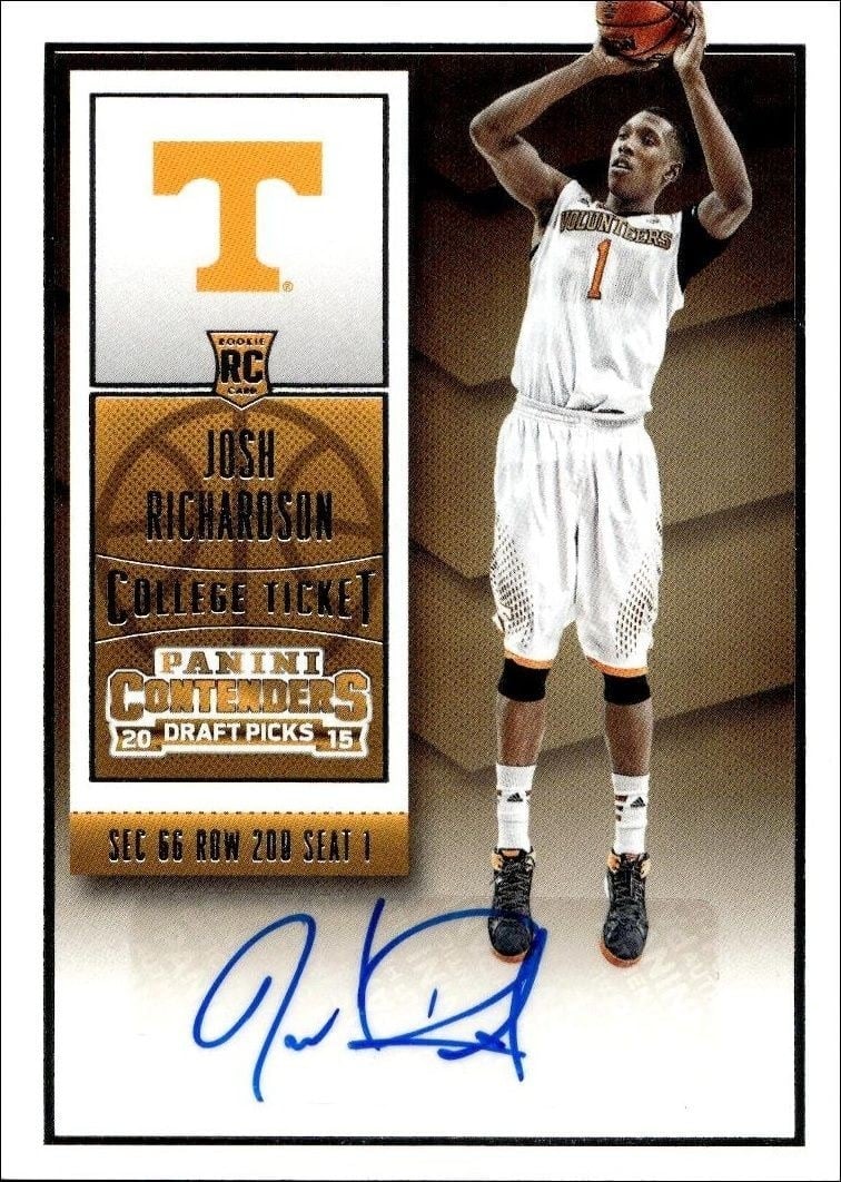 Josh Richardson 2015-16 Panini Contenders Draft Picks #152 Basketball Trading Card - Front 2015-16 Panini Contenders Draft Picks Josh Richardson #152 basketball trading card front