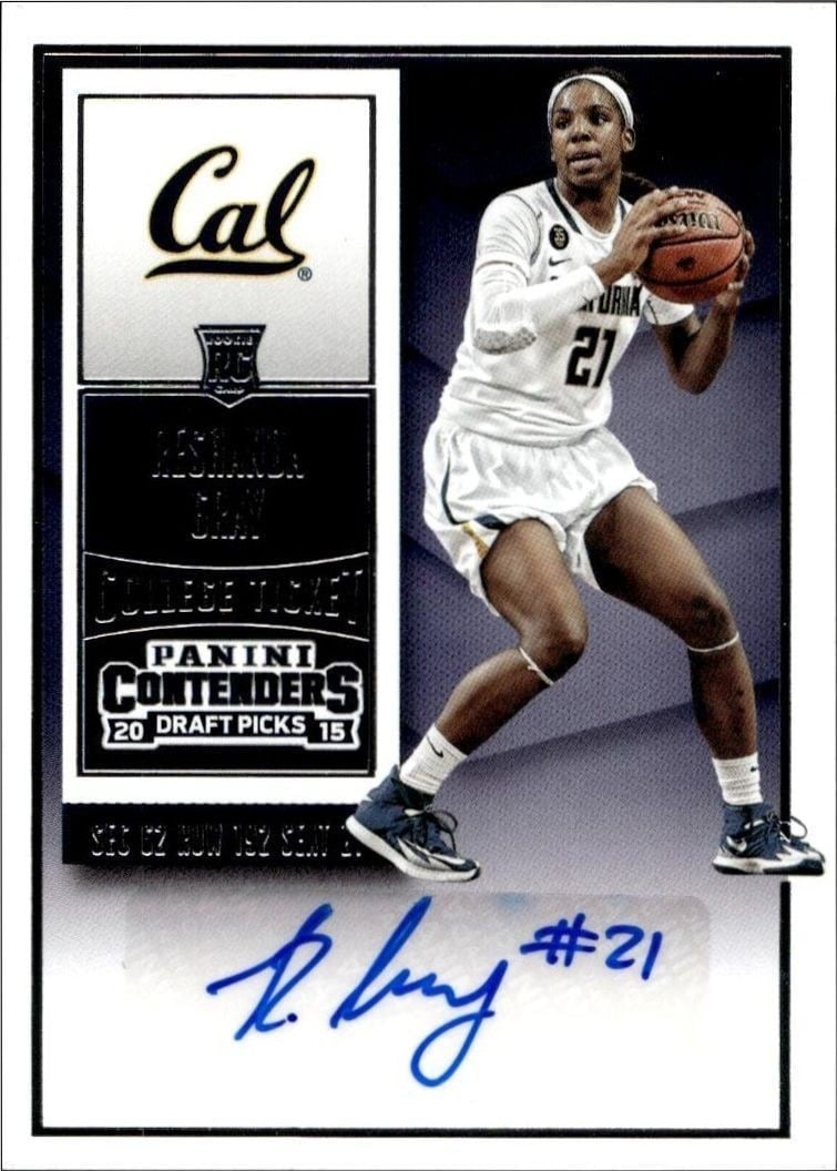 2015-16 Panini Contenders Draft Picks Reshanda Gray #197 trading card