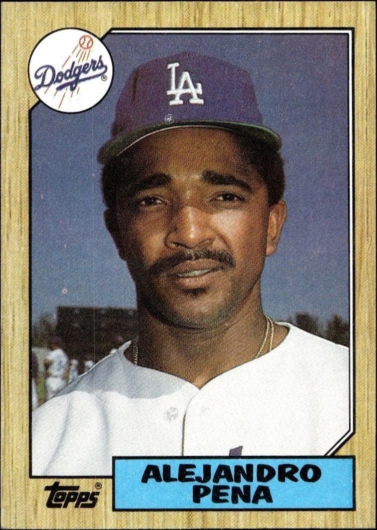 1987 Topps Alejandro Pena #787 trading card
