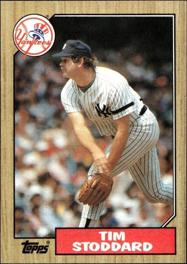 1987 Topps Tim Stoddard #788 trading card