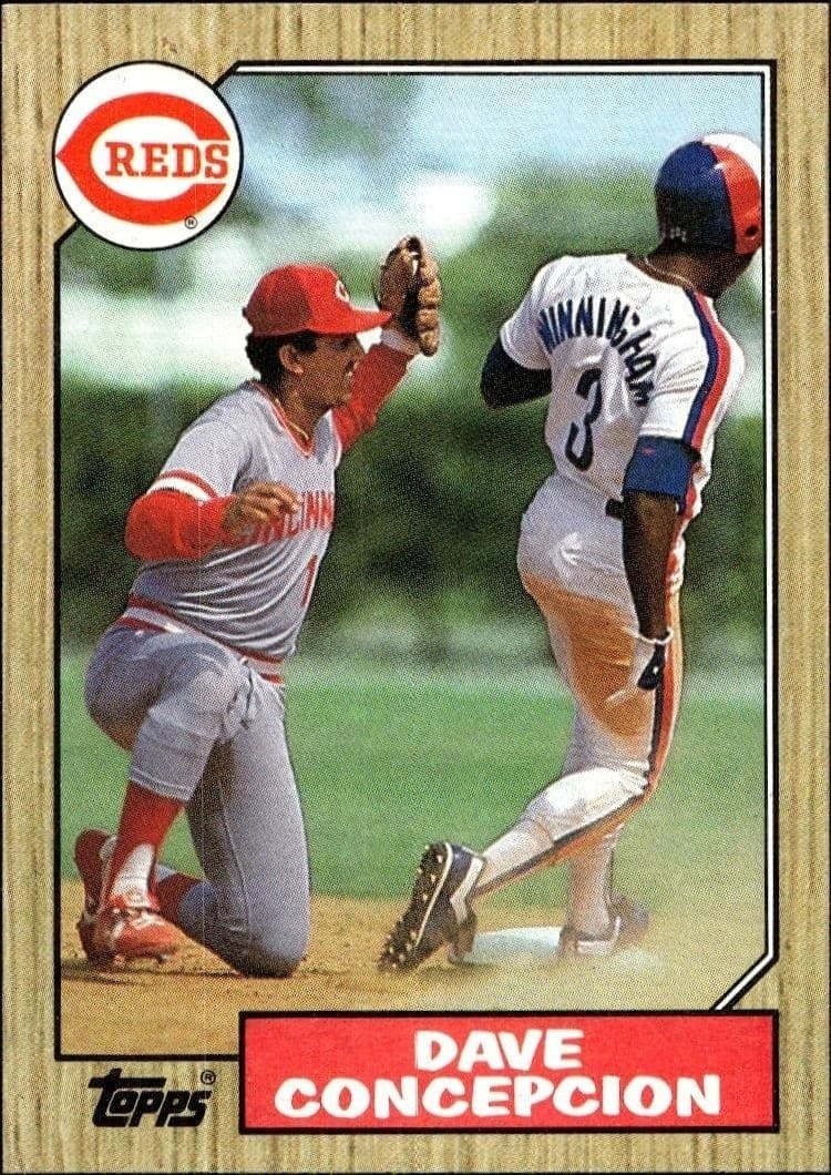 1987 Topps Dave Concepcion #731 trading card