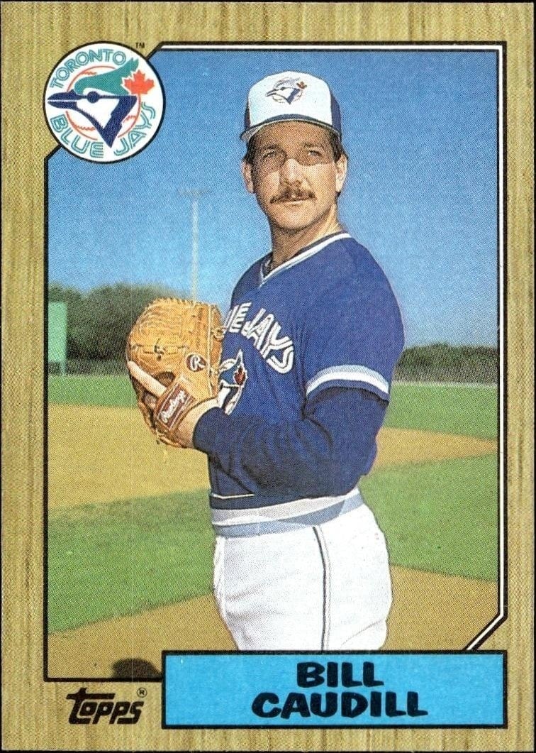 Bill Caudill 1987 Topps #733 Baseball Trading Card - Front 1987 Topps Bill Caudill #733 baseball trading card front