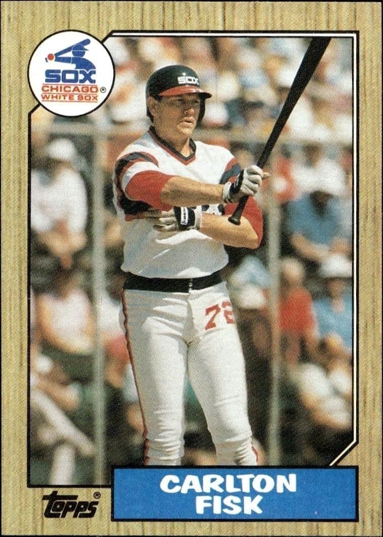 1987 Topps Carlton Fisk #756 trading card