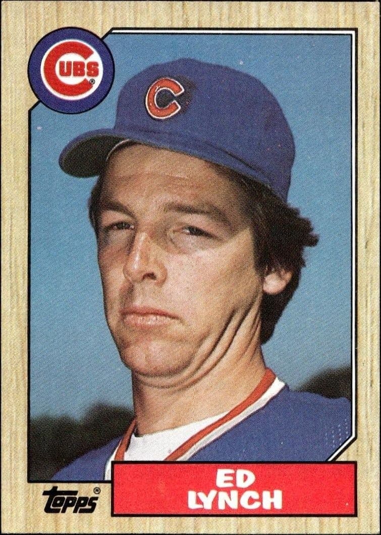 1987 Topps Ed Lynch #697 trading card
