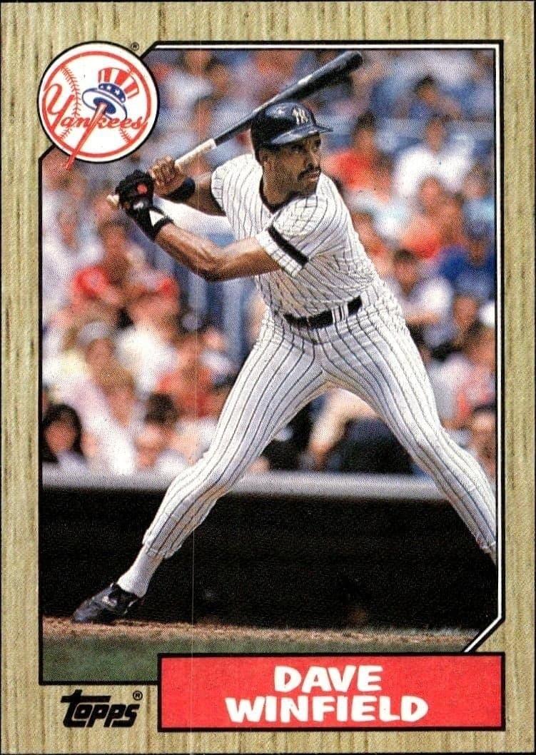1987 Topps Dave Winfield #770 trading card