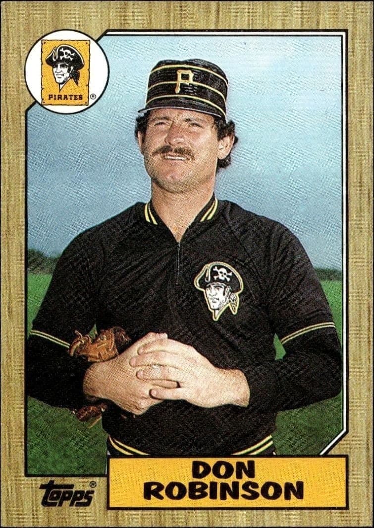 1987 Topps Don Robinson #712 trading card