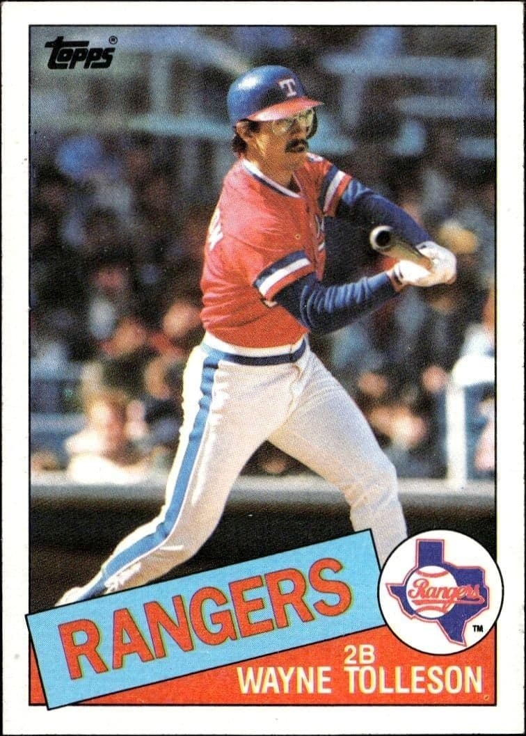 1985 Topps Wayne Tolleson #247 trading card