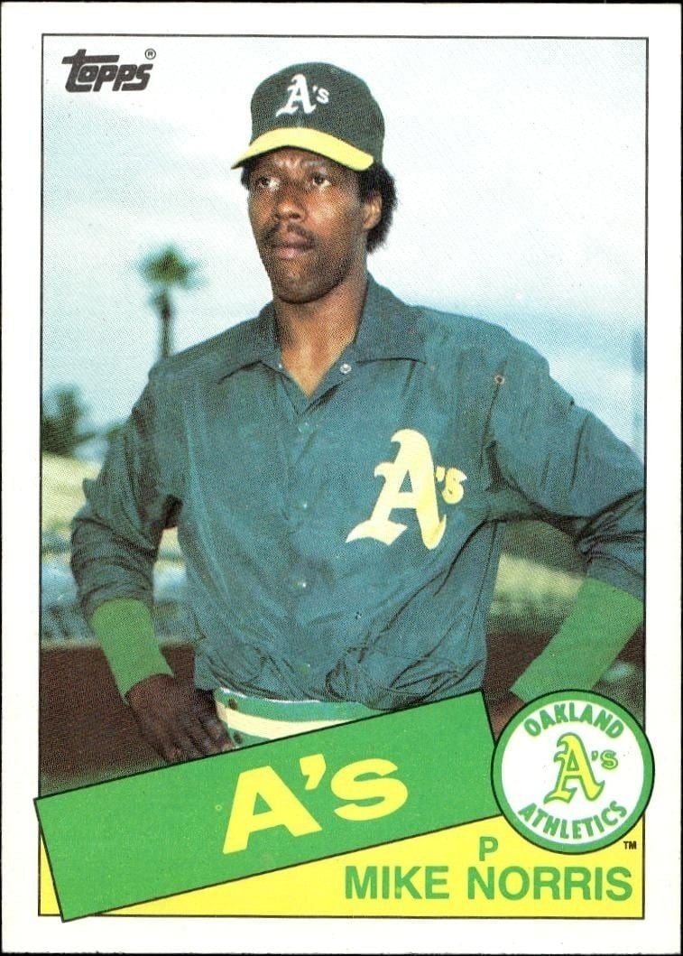 1985 Topps Mike Norris #246 trading card
