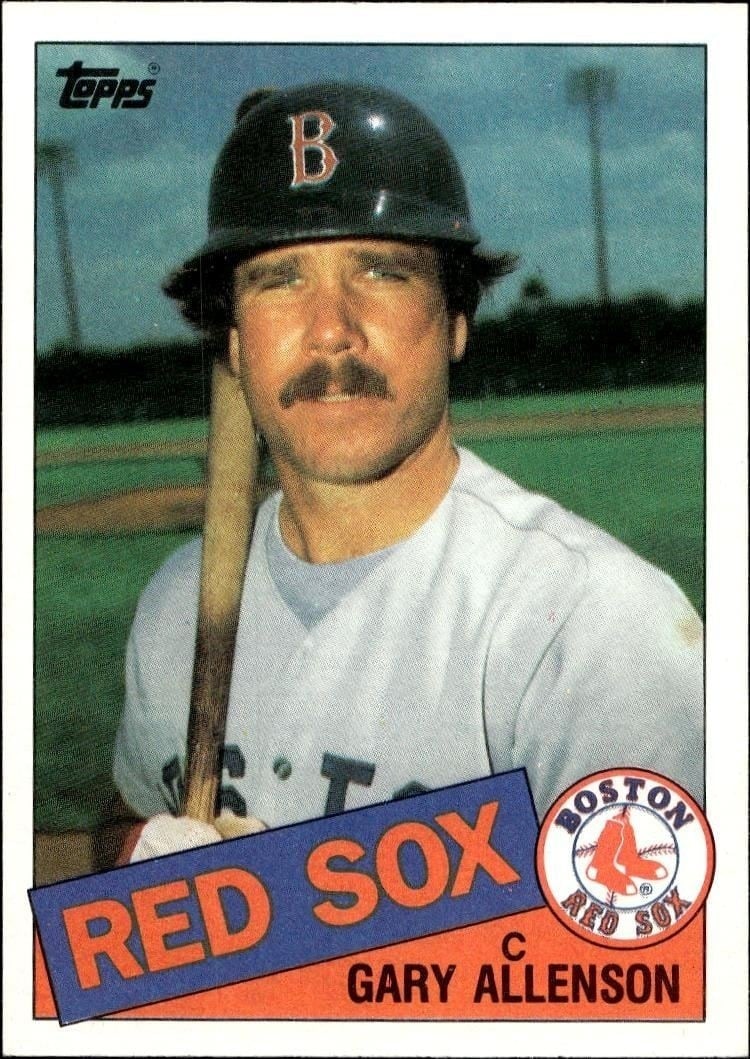 Gary Allenson 1985 Topps #259 Baseball Trading Card - Front 1985 Topps Gary Allenson #259 baseball trading card front