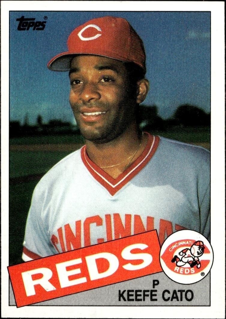 1985 Topps Keefe Cato #367 trading card