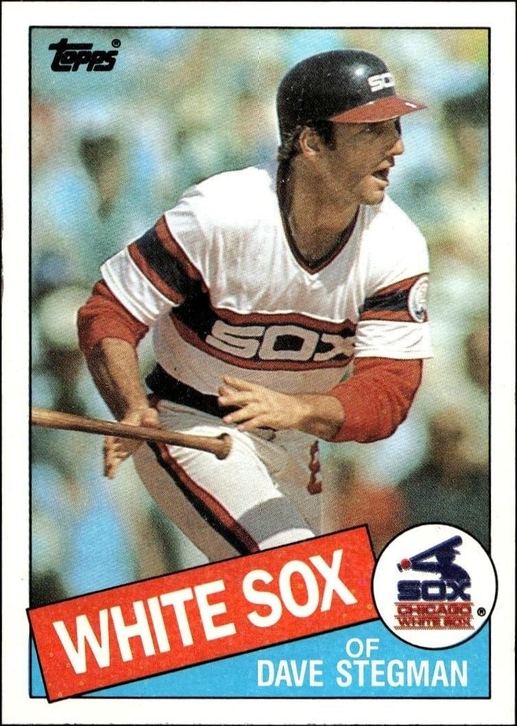Dave Stegman 1985 Topps #194 Baseball Trading Card - Front 1985 Topps Dave Stegman #194 baseball trading card front