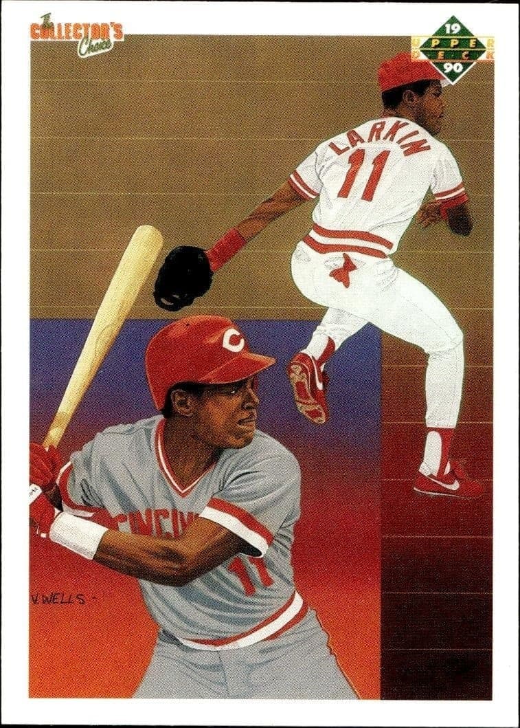 1990 Upper-Deck Low Number Barry Larkin #99 trading card