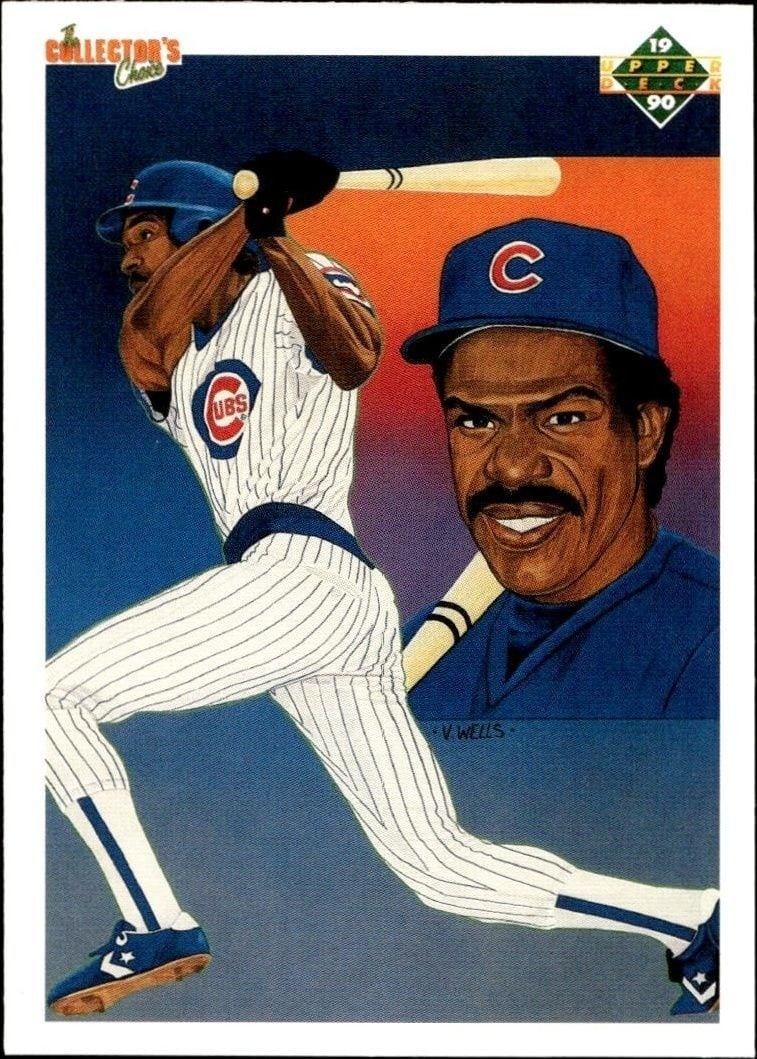 Andre Dawson 1990 Upper Deck #73 Baseball Trading Card - Front 1990 Upper Deck Andre Dawson #73 baseball trading card front