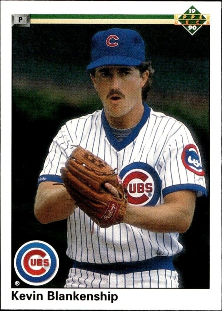 Kevin Blankenship 1990 Upper Deck #47 Baseball Trading Card - Front 1990 Upper Deck Kevin Blankenship #47 baseball trading card front