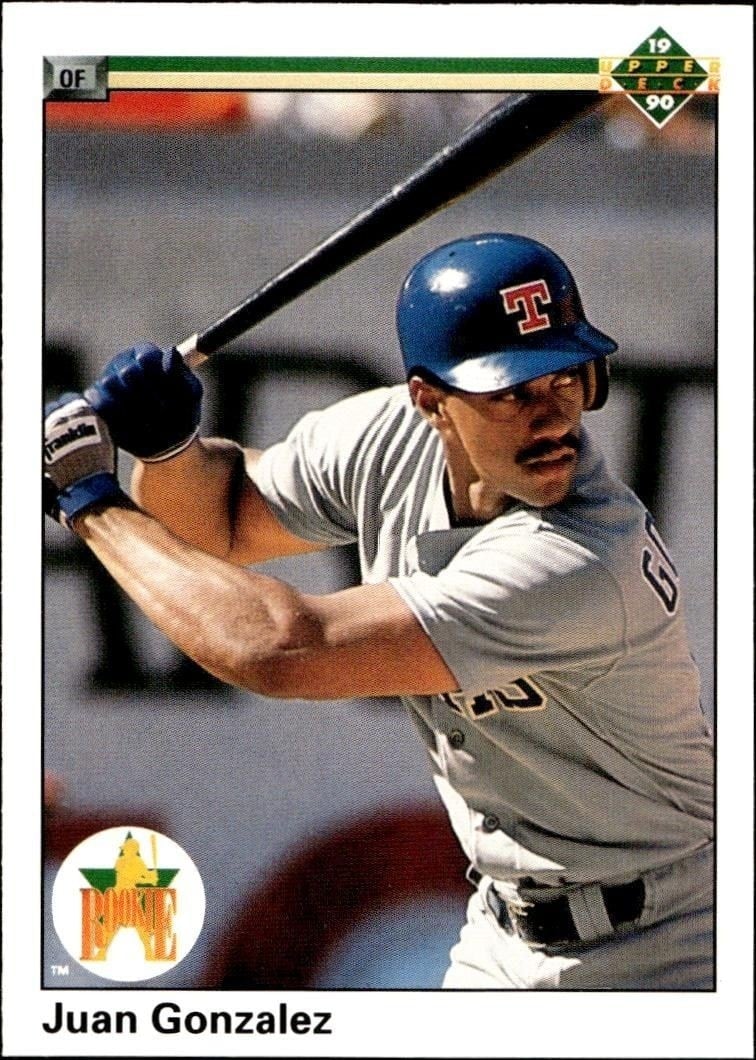 Juan Gonzalez 1993 Upper Deck #A6 Baseball Trading Card - Front 1993 Upper Deck Juan Gonzalez #A6 baseball trading card front