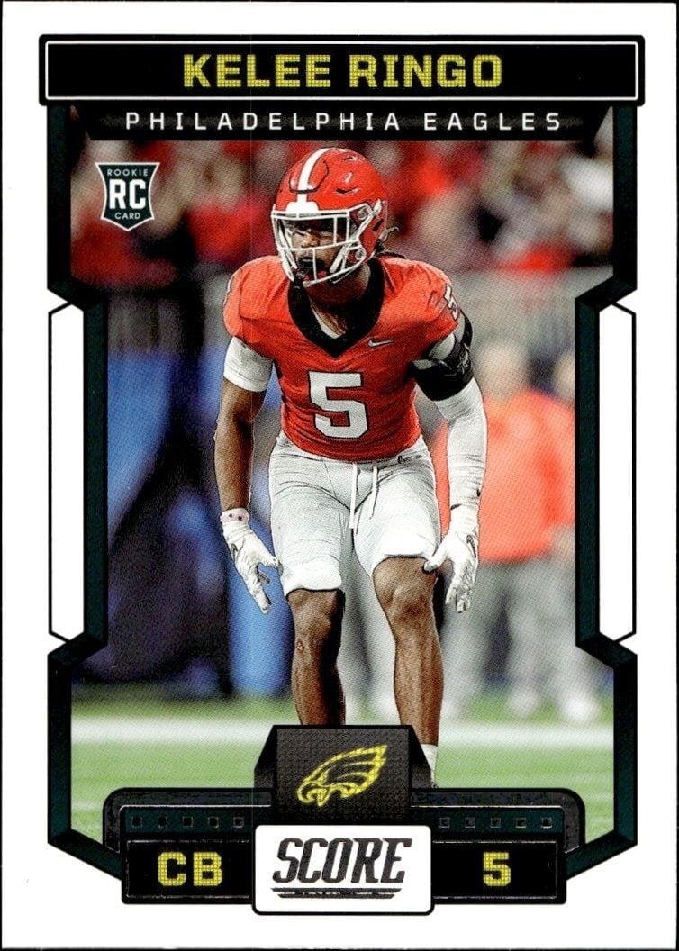 Kelee Ringo 2023 Panini Score #383 Football Trading Card - Front 2023 Panini Score Kelee Ringo #383 football trading card front
