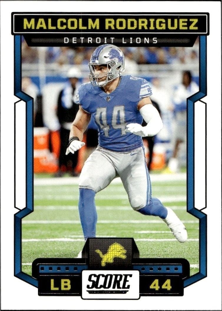 Malcolm Rodriguez 2023 Panini Score #88 Football Trading Card - Front 2023 Panini Score Malcolm Rodriguez #88 football trading card front