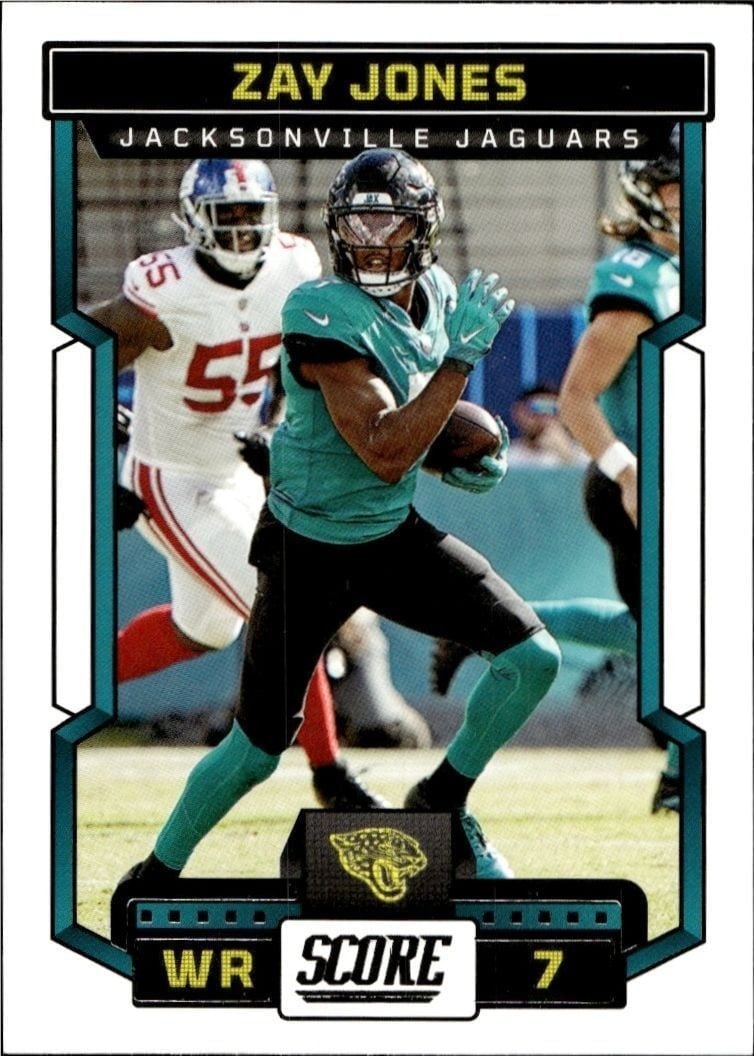 Zay Jones 2023 Panini Score #20 Football Trading Card - Front 2023 Panini Score Zay Jones #20 football trading card front