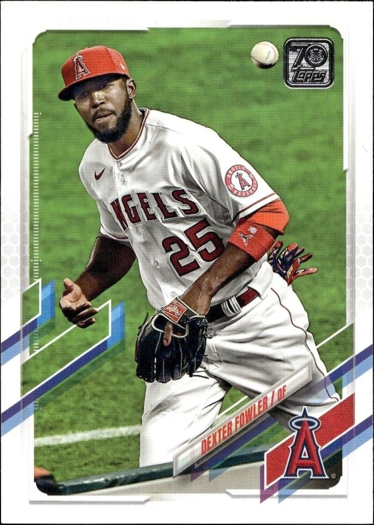 Dexter Fowler 2021 Topps Update #US130 Baseball Trading Card - Front 2021 Topps Update Dexter Fowler #US130 baseball trading card front