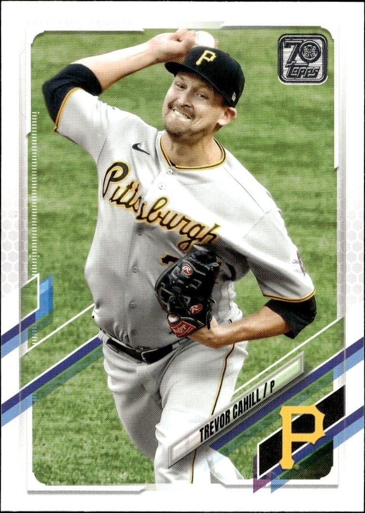 Trevor Cahill 2021 Topps Update #US137 Baseball Trading Card - Front 2021 Topps Update Trevor Cahill #US137 baseball trading card front